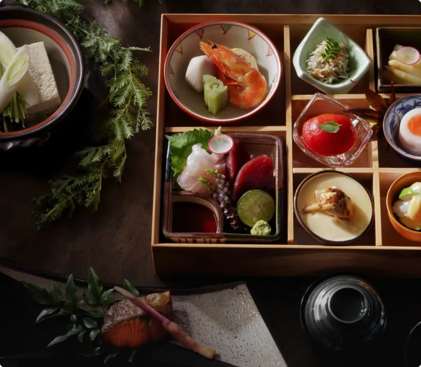 写真：ご朝食一例