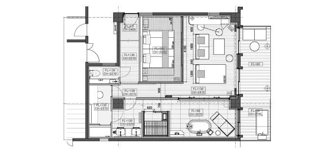 間取り図　森旬の籠スイート