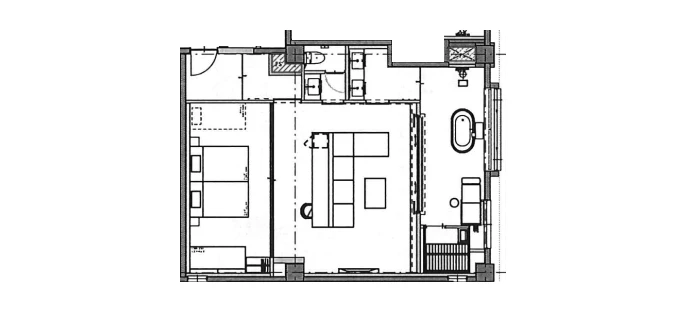 間取り図　氈鹿ファミリースイート