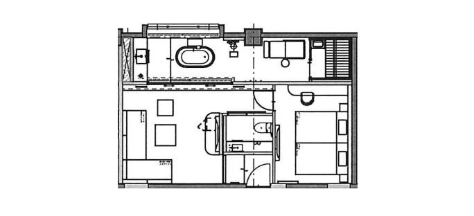 間取り図　プレミアムツイン