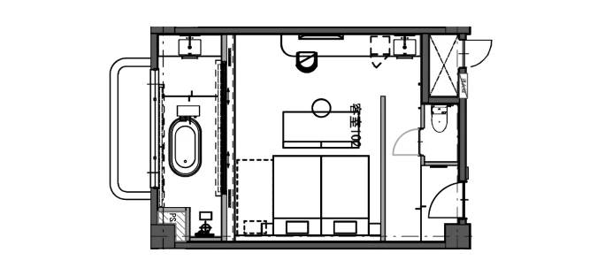 間取り図　スーペリアツイン
