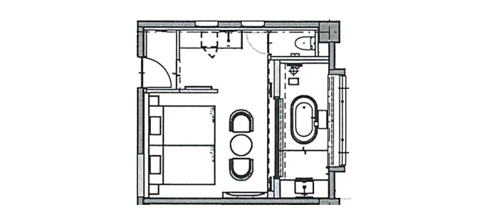 間取り図　スーペリアツイン